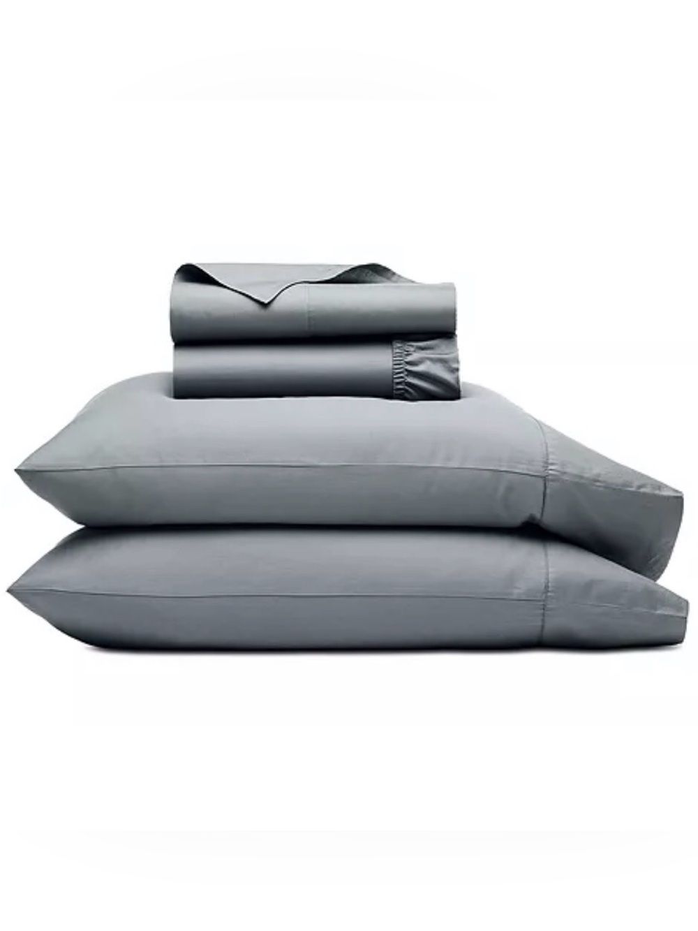 New queen BOLL & BRANCH BLUESTONE  BLUE GRAY bed fitted sheet luxury signature